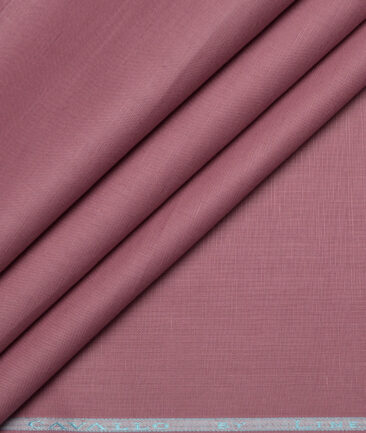 Cavallo by Linen Club  Cotton Linen Solids Shirting Fabric (Dusty Rose Pink)