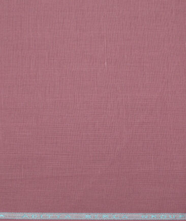 Cavallo by Linen Club  Cotton Linen Solids Shirting Fabric (Dusty Rose Pink)