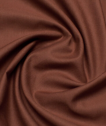 Cavallo by Linen Club  Cotton Linen Solids Shirting Fabric (Walnut Brown)
