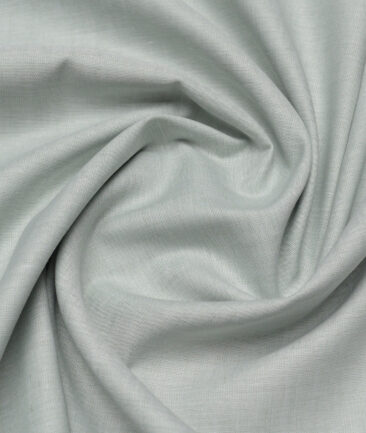 Cavallo by Linen Club  Cotton Linen Solids Shirting Fabric (Light Pistachio Green)