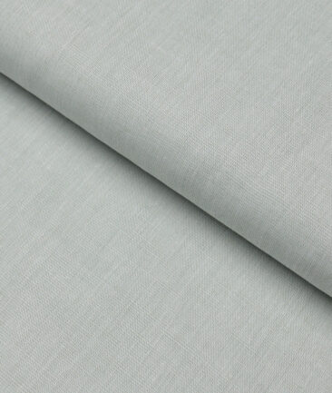Cavallo by Linen Club  Cotton Linen Solids Shirting Fabric (Light Pistachio Green)