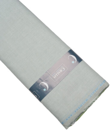 Cavallo by Linen Club  Cotton Linen Solids Shirting Fabric (Light Pistachio Green)