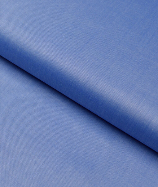 Luthai  Supima Cotton Solids Shirting Fabric (Cornflower Blue)