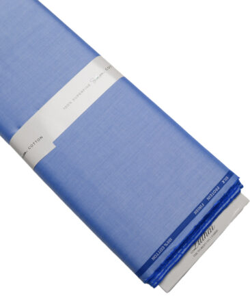 Luthai  Supima Cotton Solids Shirting Fabric (Cornflower Blue)