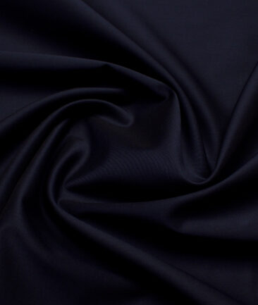 Luthai  Supima Cotton Solids Shirting Fabric (Navy Blue)
