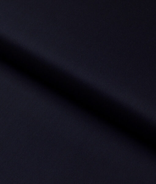 Luthai  Supima Cotton Solids Shirting Fabric (Navy Blue)