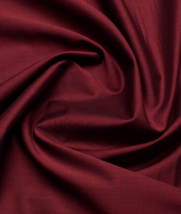 Luthai  Supima Cotton Solids Shirting Fabric (Maroon)