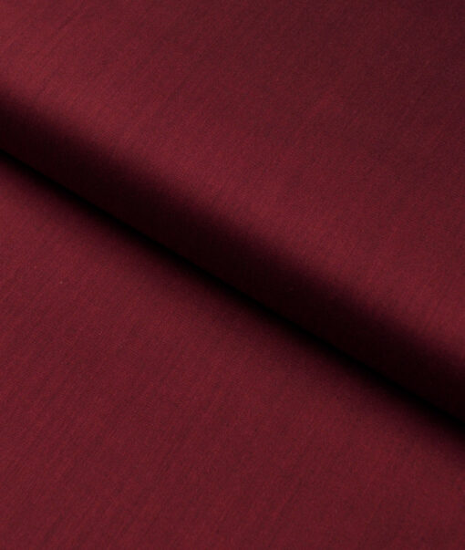 Luthai  Supima Cotton Solids Shirting Fabric (Maroon)