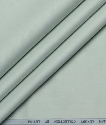 Luthai  Supima Cotton Solids Shirting Fabric (Pepper Mint Green)