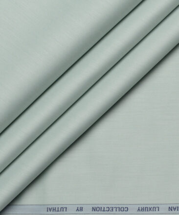 Luthai  Supima Cotton Solids Shirting Fabric (Pepper Mint Green)