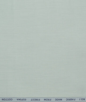 Luthai  Supima Cotton Solids Shirting Fabric (Pepper Mint Green)