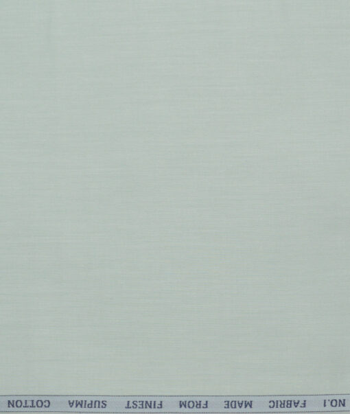 Luthai  Supima Cotton Solids Shirting Fabric (Pepper Mint Green)