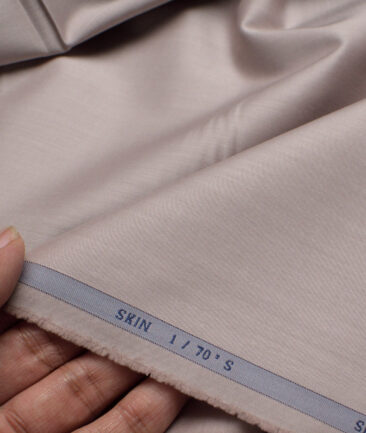 Luthai  Supima Cotton Solids Shirting Fabric (Rose Gold)