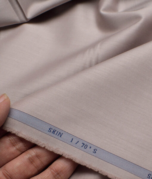 Luthai  Supima Cotton Solids Shirting Fabric (Rose Gold)
