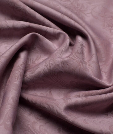 Luthai  Supima Cotton Self Design Shirting Fabric (Faded Pink)