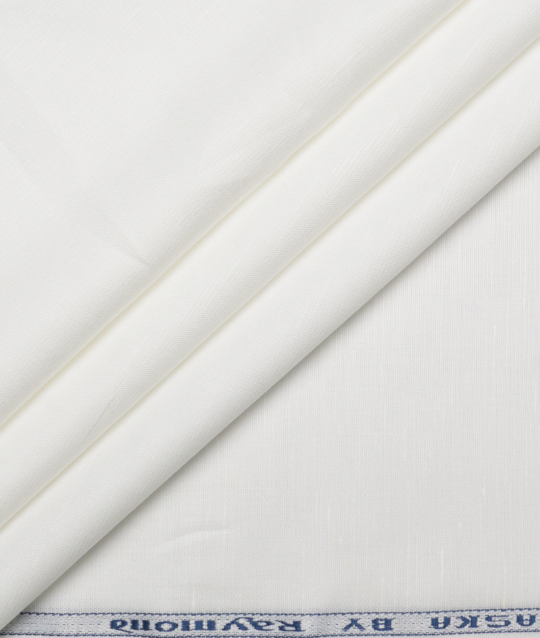 Raymond Cotton Linen Solids Shirting Fabric (White) Raymond Cotton Linen Solids Shirting Fabric (White)