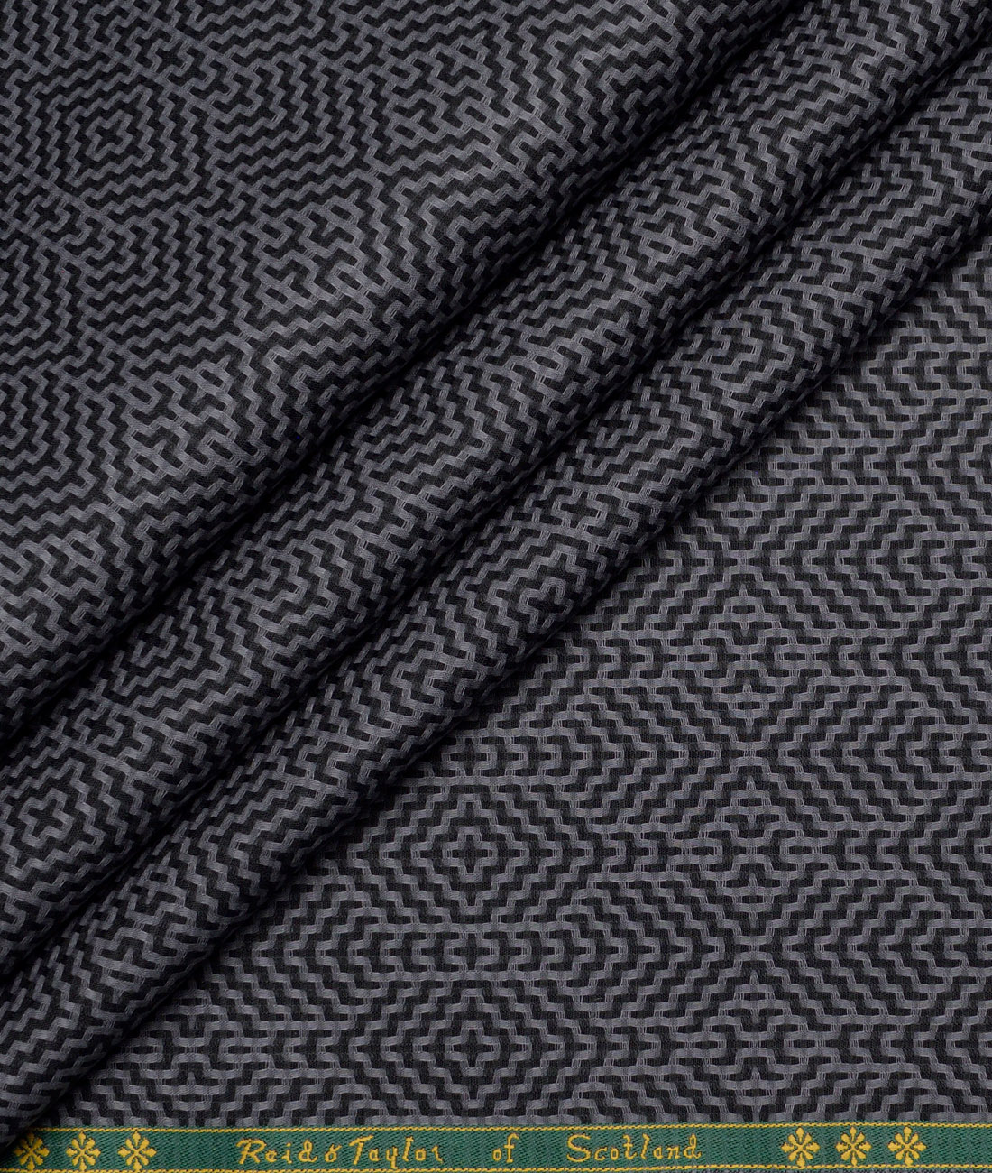 Reid & Taylor Giza Cotton Self Design Shirting Fabric (Grey) Reid & Taylor Giza Cotton Self Design Shirting Fabric (Grey)