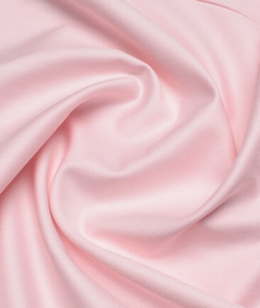 Reid & Taylor  Giza Cotton Striped Shirting Fabric (Pink)