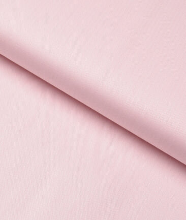 Reid & Taylor  Giza Cotton Striped Shirting Fabric (Pink)