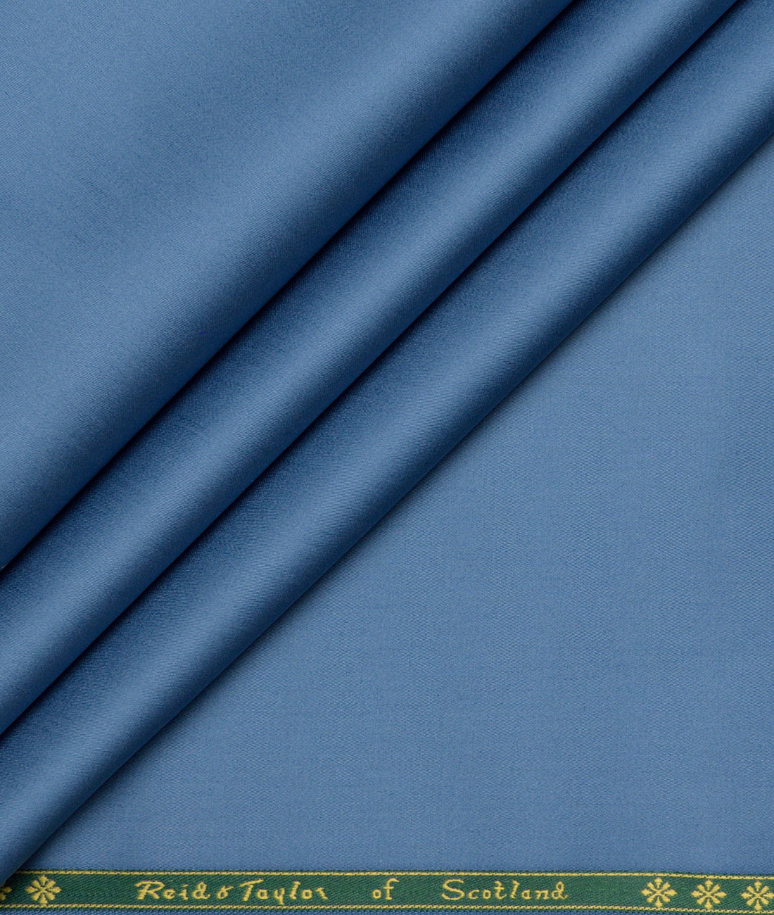 Reid & Taylor Giza Cotton Solids Shirt or Kurta Pajama Fabric (Celestial Blue) - Image 1