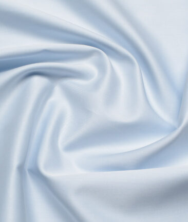 Soktas 2 Ply 120's Giza Cotton Solids Shirting Fabric (Sky Blue)