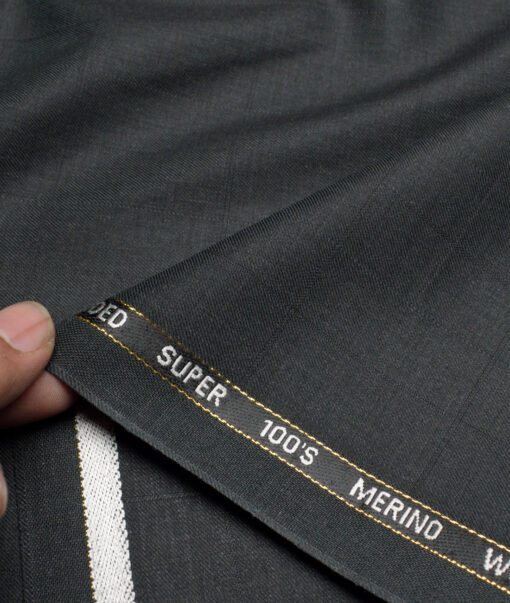 Canetti Italy Super 100's Checks 20% Merino Wool Suiting Fabric (Dark Pine Green)