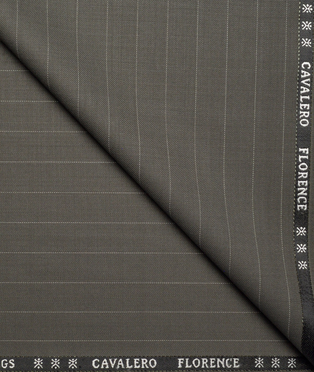 Cavalero Italy Super 120's Striped 30% Wool Suiting Fabric (Hemlock Green) Cavalero Italy Super 120's Striped 30% Wool Suiting Fabric (Hemlock Green)