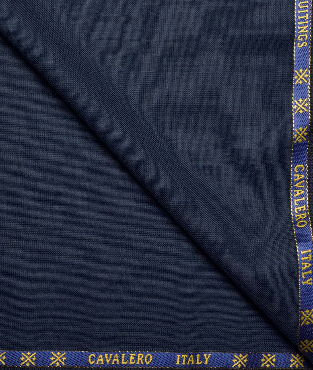 Cavalero Italy Super 120's Checks 60% Wool Suiting Fabric (Dark Blue) Cavalero Italy Super 120's Checks 60% Wool Suiting Fabric (Dark Blue)