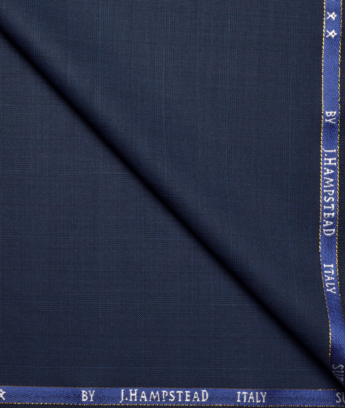 J.Hampstead Super 100's Checks 20% Wool Suiting Fabric (Dark Blue) J.Hampstead Super 100's Checks 20% Wool Suiting Fabric (Dark Blue)