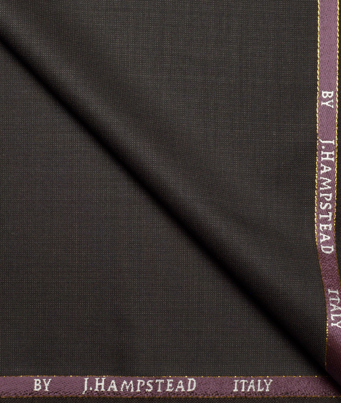 J.Hampstead Super 100's Structured 20% Wool Suiting Fabric (Dark Chocolate Brown) J.Hampstead Super 100's Structured 20% Wool Suiting Fabric (Dark Chocolate Brown)