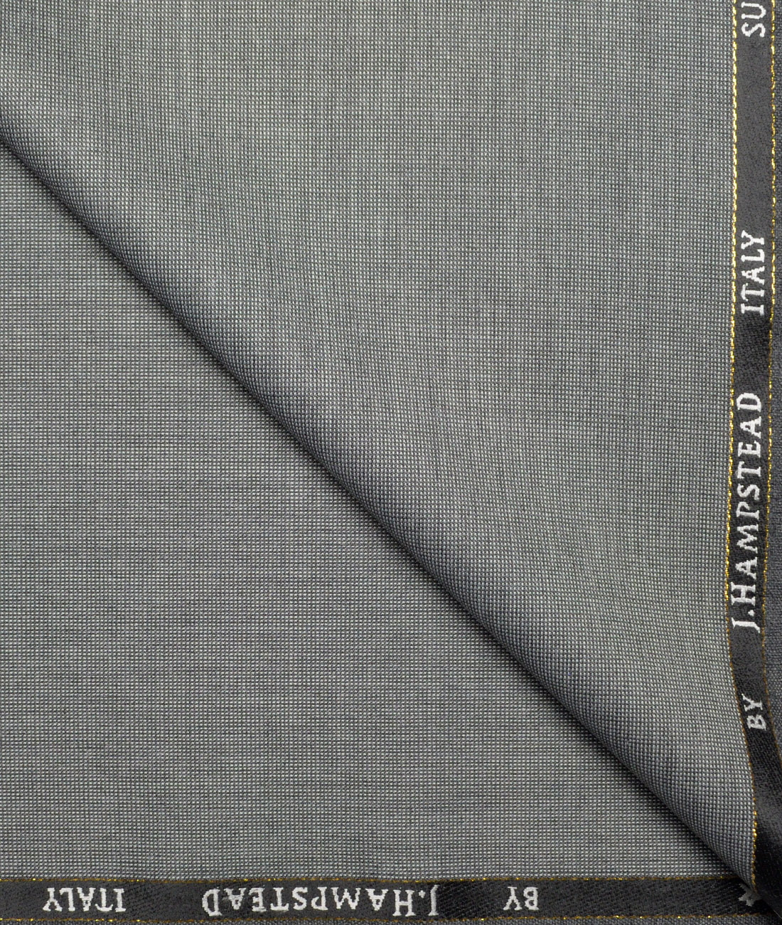 J.Hampstead Super 100's Structured 20% Wool Suiting Fabric (Grey) J.Hampstead Super 100's Structured 20% Wool Suiting Fabric (Grey)