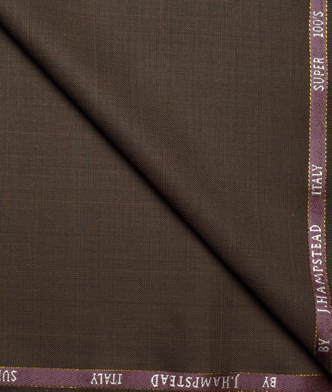 J.Hampstead Super 100's Checks 20% Wool Suiting Fabric (Irish Coffee Brown) J.Hampstead Super 100's Checks 20% Wool Suiting Fabric (Irish Coffee Brown)