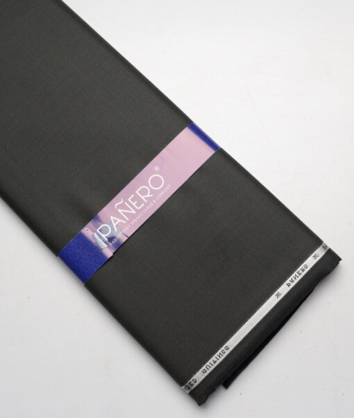 Panero Italy Super 100's Structured 20% Merino Wool Suiting Fabric (Dark Green)