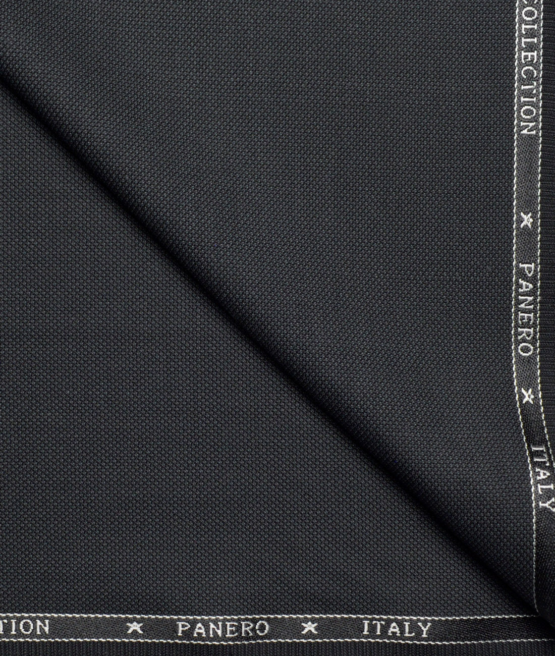 Panero Italy Super 100's Structured 20% Merino Wool Suiting Fabric (Dark Grey) Panero Italy Super 100's Structured 20% Merino Wool Suiting Fabric (Dark Grey)