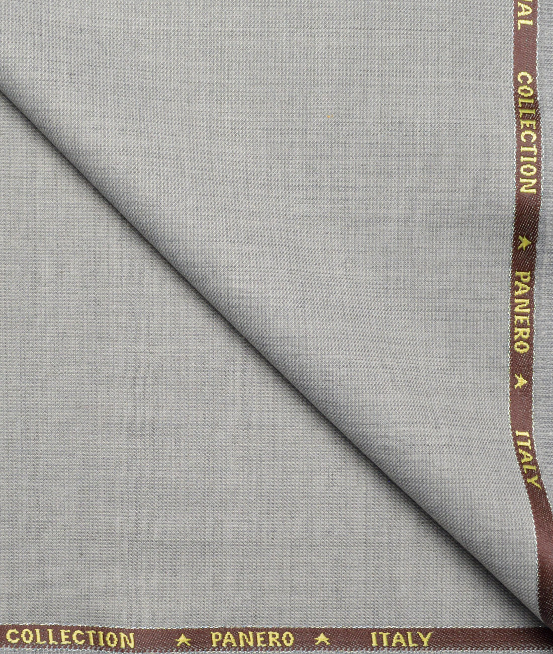 Panero Italy Super 90's Structured 20% Merino Wool Suiting Fabric (Light Grey) Panero Italy Super 90's Structured 20% Merino Wool Suiting Fabric (Light Grey)