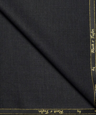Reid & Taylor Super 100's Solids 40% Merino Wool Suiting Fabric (Dark Worsted Grey)