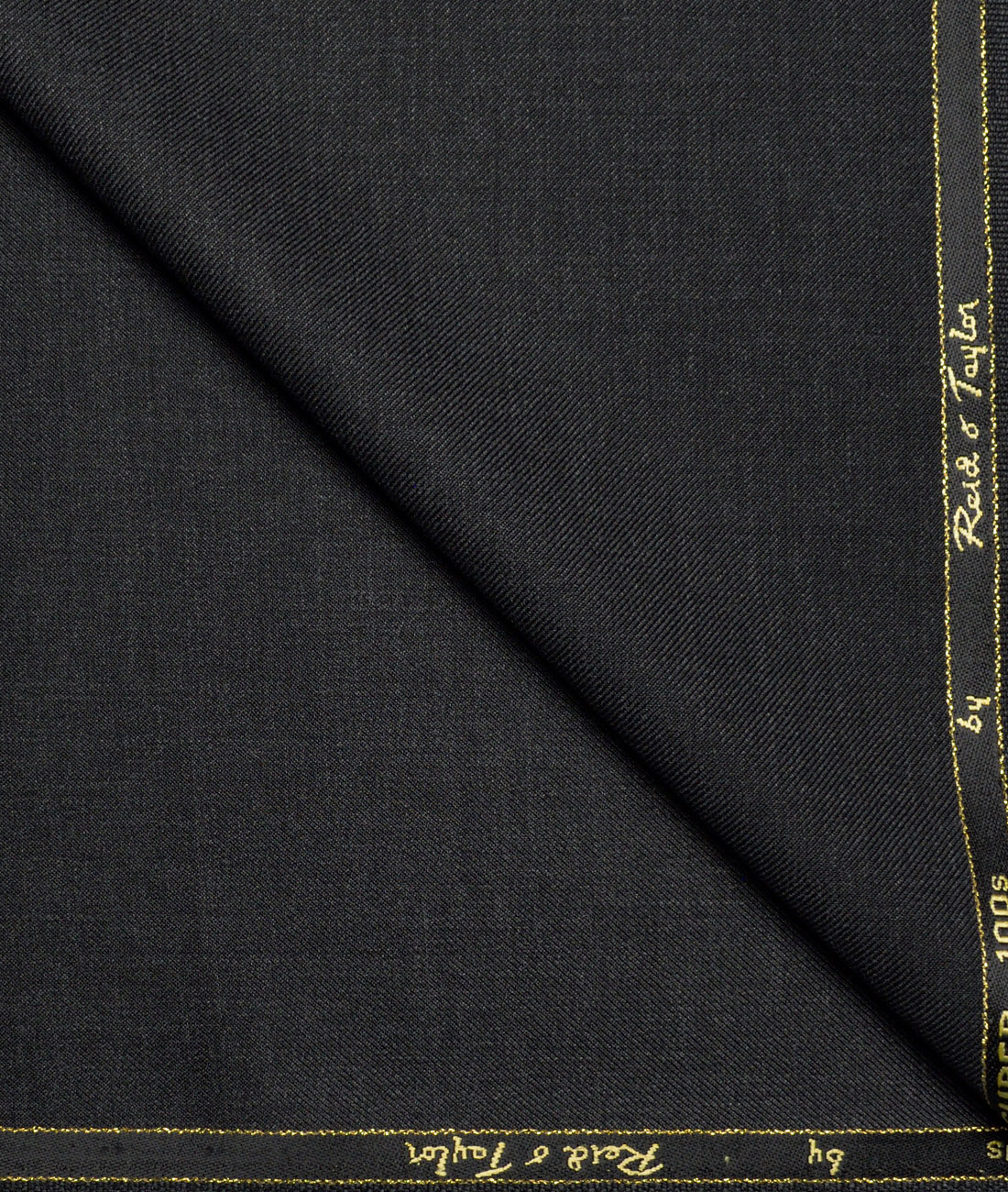 Reid & Taylor Super 100's Solids 40% Merino Wool Suiting Fabric (Dark Worsted Grey) Reid & Taylor Super 100's Solids 40% Merino Wool Suiting Fabric (Dark Worsted Grey)