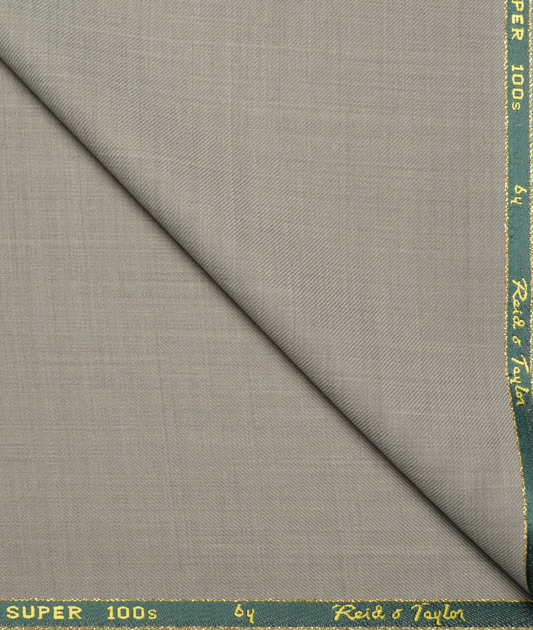 Reid & Taylor Super 100's Solids 40% Merino Wool Suiting Fabric (Light Brownish Grey) Reid & Taylor Super 100's Solids 40% Merino Wool Suiting Fabric (Light Brownish Grey)