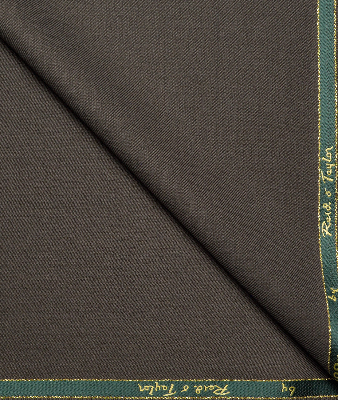 Reid & Taylor Super 100's Solids 40% Merino Wool Suiting Fabric (Medium Taupe Brown) Reid & Taylor Super 100's Solids 40% Merino Wool Suiting Fabric (Medium Taupe Brown)