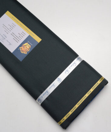 Simone Federico & Figli Italy Super 110's Structured 20% Wool Suiting Fabric (Dark Green)