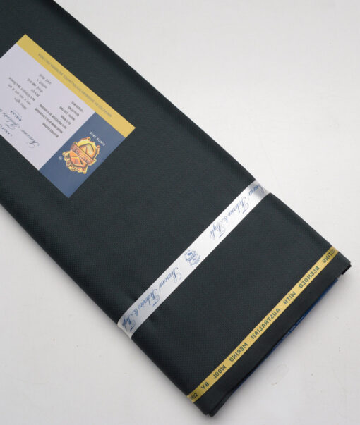 Simone Federico & Figli Italy Super 110's Structured 20% Wool Suiting Fabric (Dark Green)