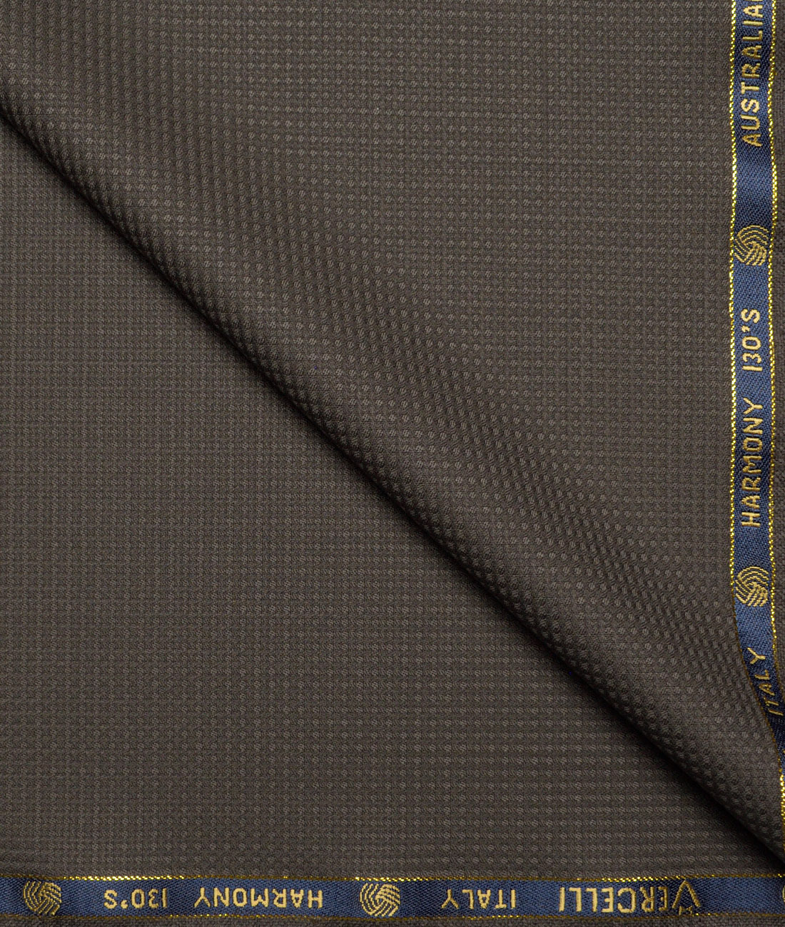 Vercelli Italy Super 130's Structured 70% Merino Wool Suiting Fabric (Dark Chocolate Brown) Vercelli Italy Super 130's Structured 70% Merino Wool Suiting Fabric (Dark Chocolate Brown)