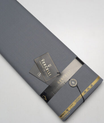 Vercelli Italy Super 130's Structured 70% Merino Wool Suiting Fabric (Grey)
