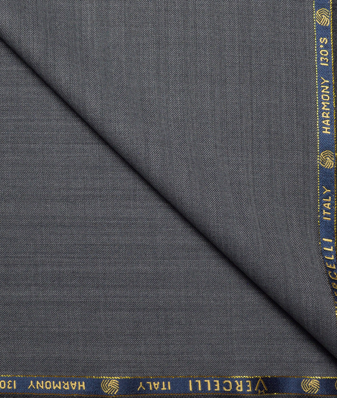 Vercelli Italy Super 130's Striped 70% Merino Wool Suiting Fabric (Grey) Vercelli Italy Super 130's Striped 70% Merino Wool Suiting Fabric (Grey)