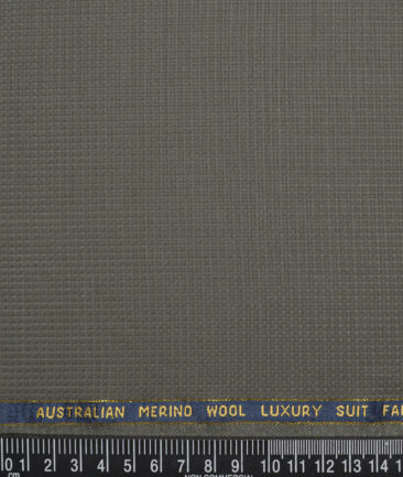Vercelli Italy Super 130's Structured 70% Merino Wool Suiting Fabric (Sage Green)