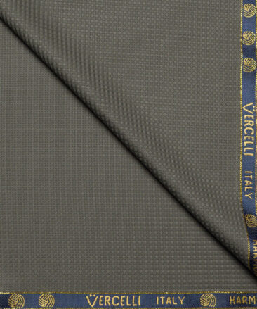 Vercelli Italy Super 130's Structured 70% Merino Wool Suiting Fabric (Sage Green)