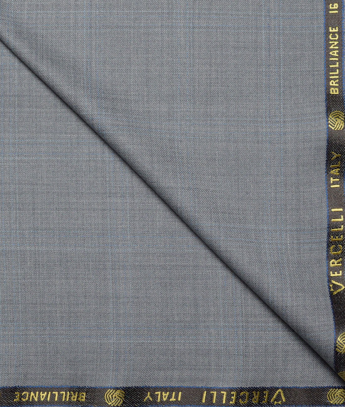 Vercelli Italy Super 150's Checks 70% Merino Wool Suiting Fabric (Light Grey) Vercelli Italy Super 150's Checks 70% Merino Wool Suiting Fabric (Light Grey)