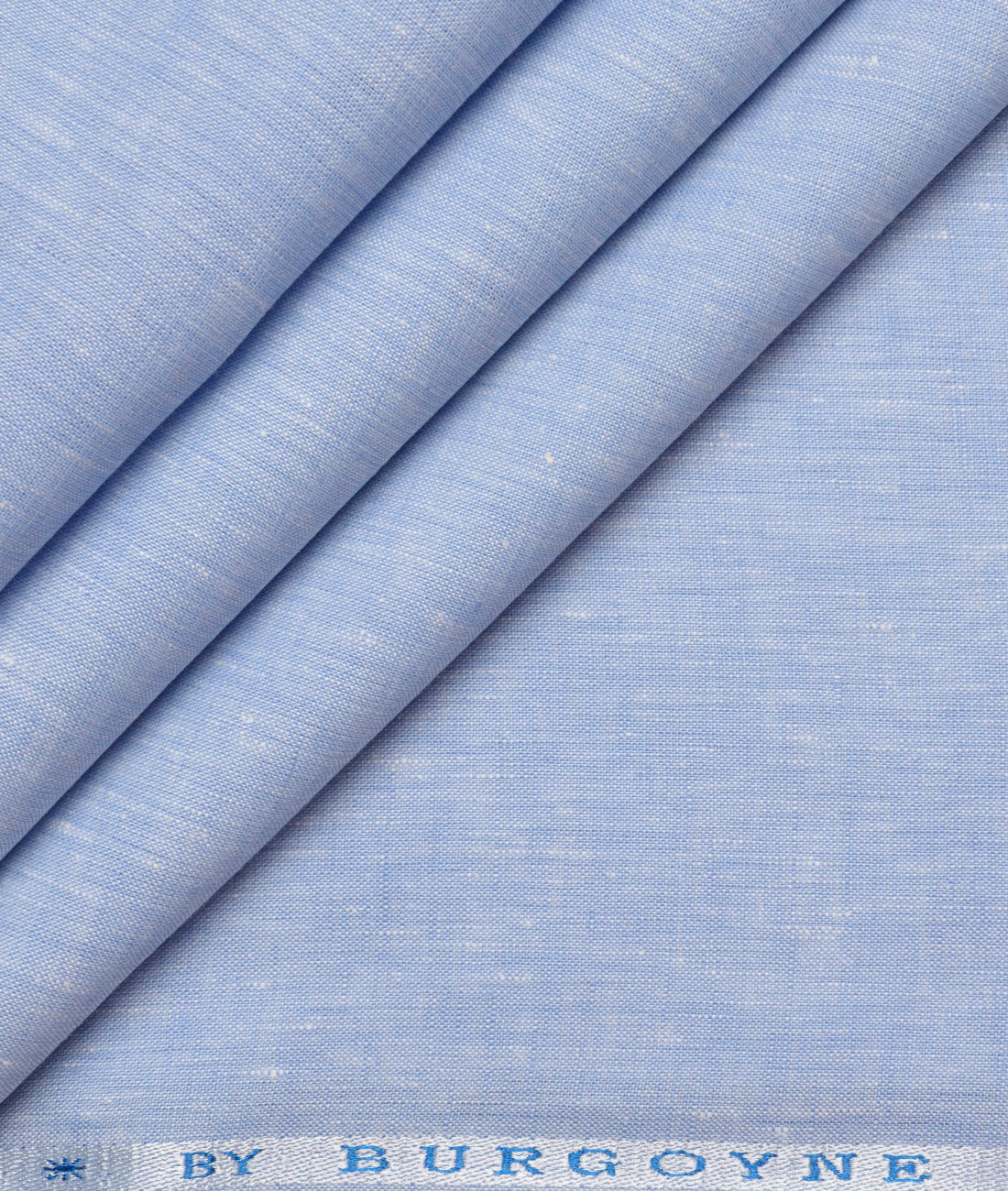 Burgoyne 60 LEA Irish Linen Self Design Shirting Fabric (Light Blue) Burgoyne 60 LEA Irish Linen Self Design Shirting Fabric (Light Blue)