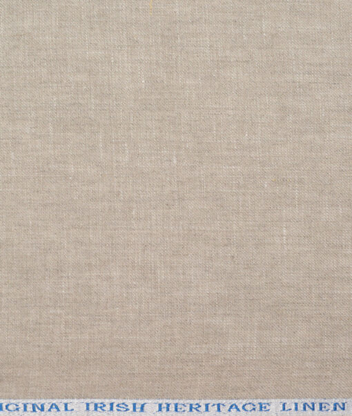 Burgoyne 40 LEA Solids 100% Linen Suiting Fabric (Oatmeal Beige)