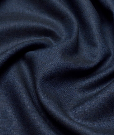 Burgoyne 25 LEA Structured 100% Linen Suiting Fabric (Dark Royal Blue)
